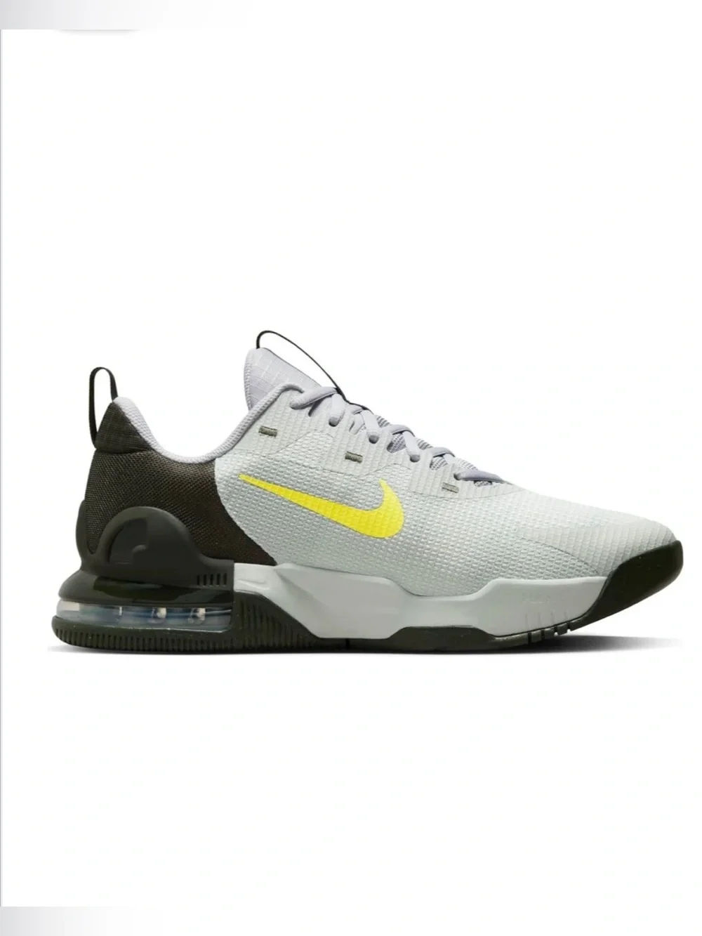 Nike Men’s Sneakers - White and Yellow